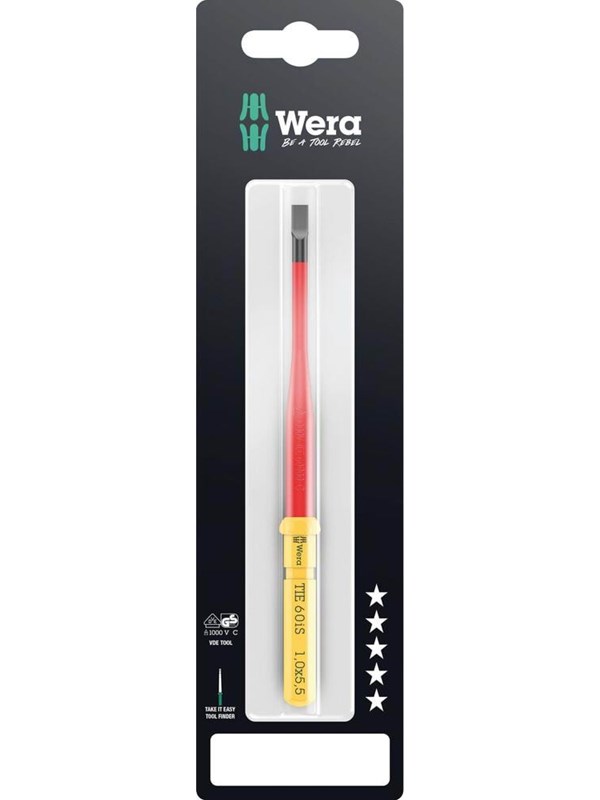 Wera Kraftform Kompakt VDE 60 iS 0.8x4.0x157 mm TIE SB