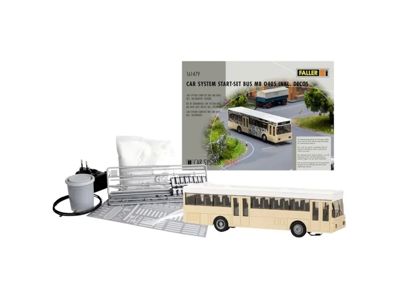 Faller 161479 startsett buss MB O405 inkl. Decos Car System H0