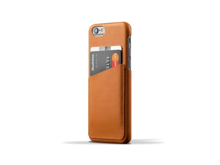 Mujjo Leather Wallet Case, Tegnebog, Apple, iPhone 6 Plus, Solbrun