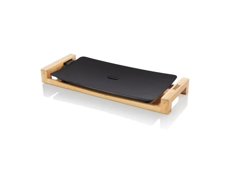 Princess 103026, Benkeplate, Aluminium, Bamboo, Svart, Aluminium, Bamboo, 500 x 250 mm, 6 person(er)