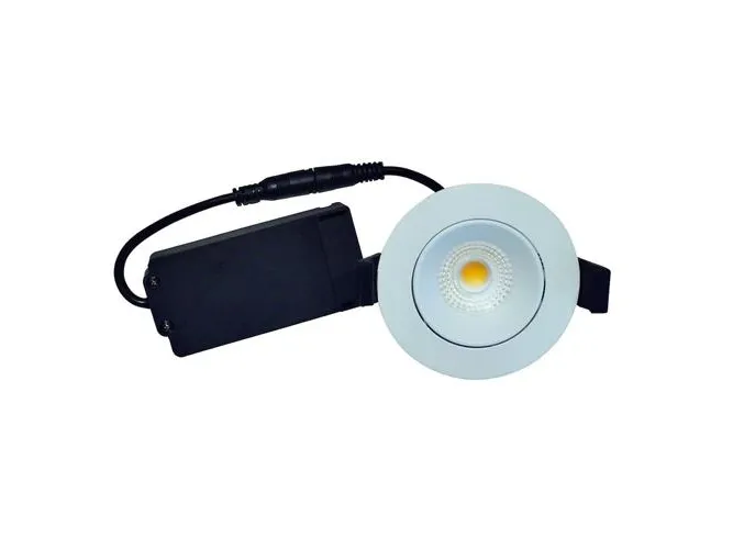 Downlight Velia Low Profile 5W 4000K Cri>95 rund, mat hvid