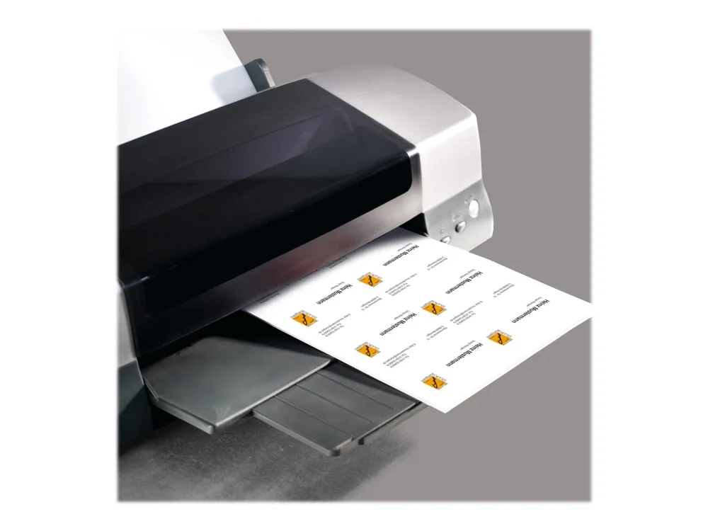 Sigel Business Card 3C LP800 - Sterkt hvitt - 85 x 55 mm - 250 g/m² - 100 kort (10 ark x 10) visittkort