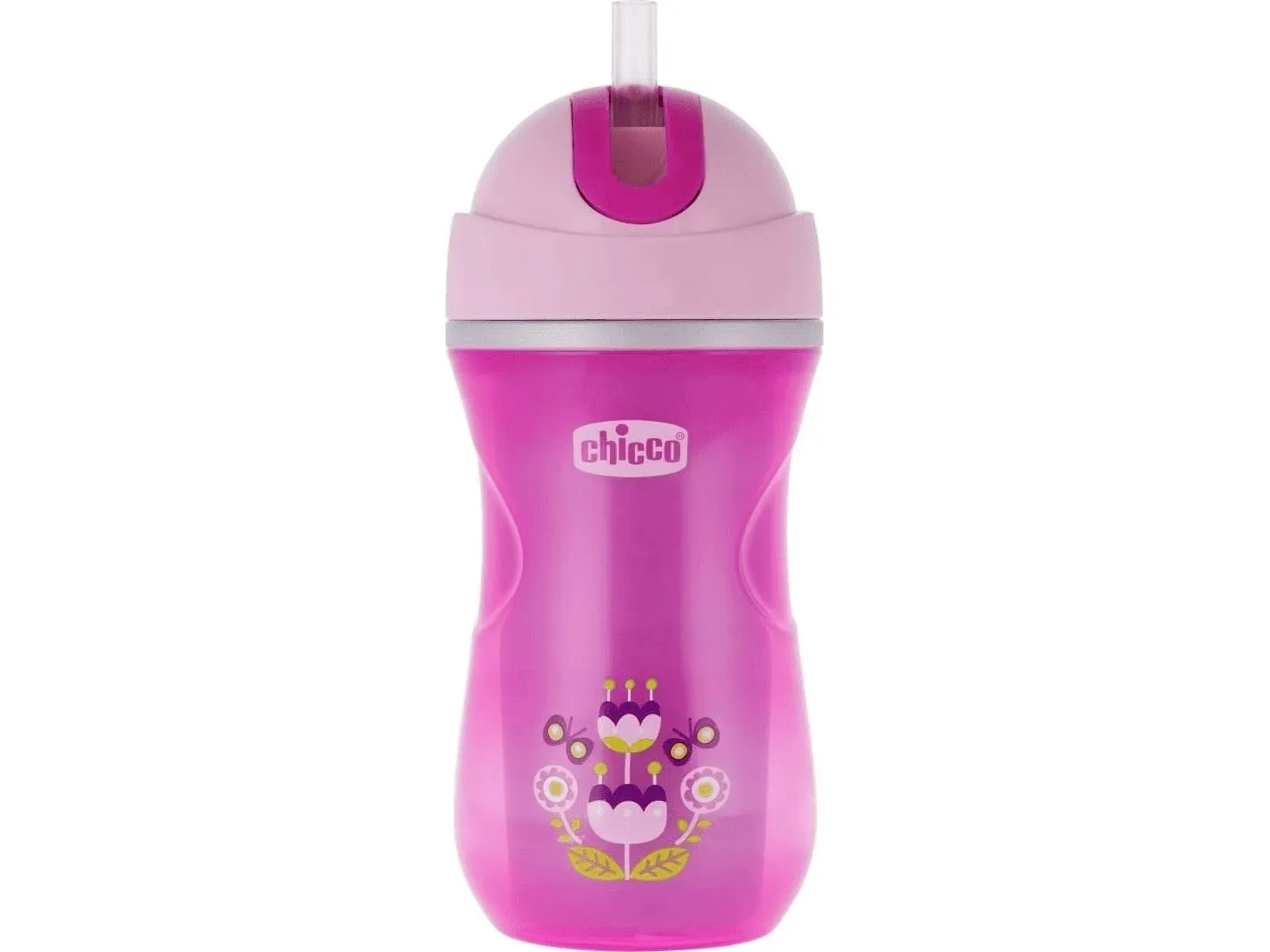 Chicco Sølbeger 266ml rosa