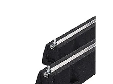 Basic montageblokke - L: 600 mm, B: 110 mm, H: 90 mm, 200 kg, Med aluskinne