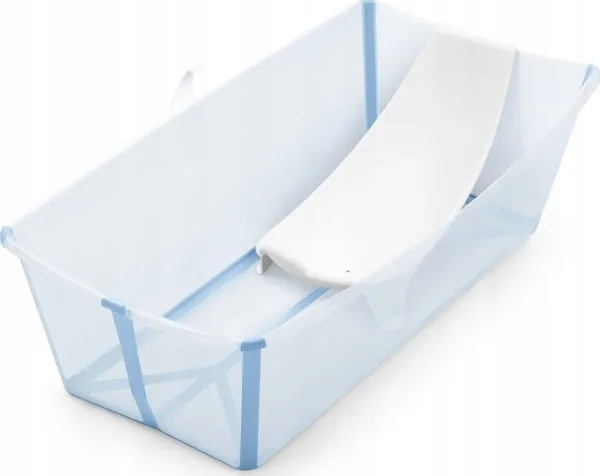 Stokke Flexi Bath X-Large sammenleggbart babybadekar m. innlegg | taupe