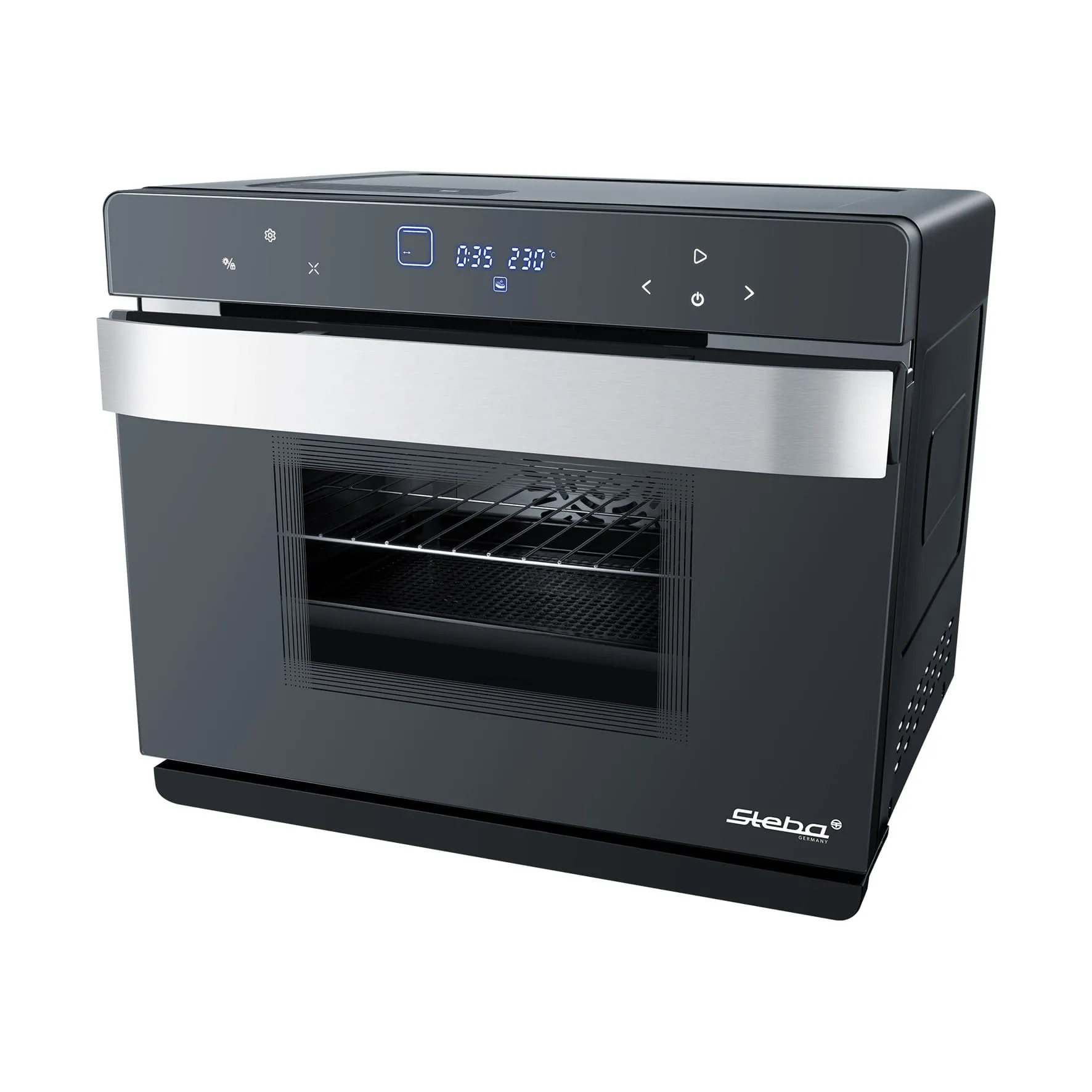 Steba DG 40, Liten, 37 l, 3 hyller, 2400 W, Svart, Berøring