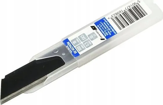 Geko knivblad til kniver 100x18x0,5 mm SK5 (svart blad), 10 stk. (400)