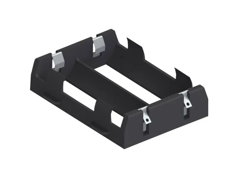 Keystone Electronics 1109 batteriholder for 2x26650 loddetilkobling (L x B x H) 77 x 56 x 19 mm