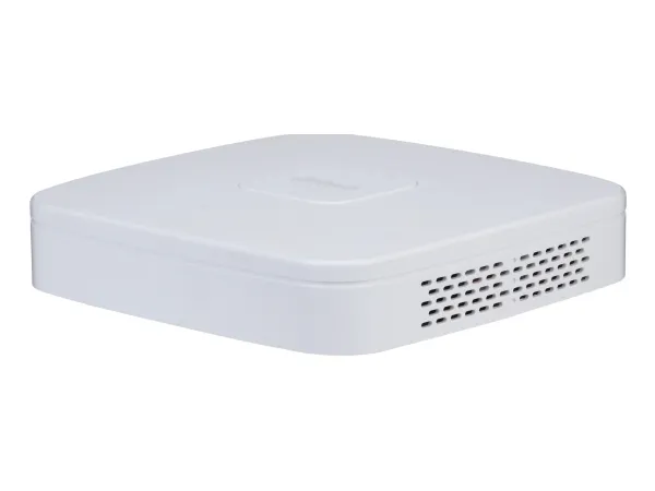 Dahua Technology WizSense NVR4108-EI, 8 kanaler, 3840 x 2160 pixel, 720p, 960p, 1080p, 1 HDMI, 1 VGA HDMI: 3840 × 2160, 1920 × 1080, 1280 × 1024, 1280 × 720 VGA: 1920 × 1080,..., G.711 A-law, G.711 µ-law, G.726, PCM, H.264, H.264+, H.265, H.265+