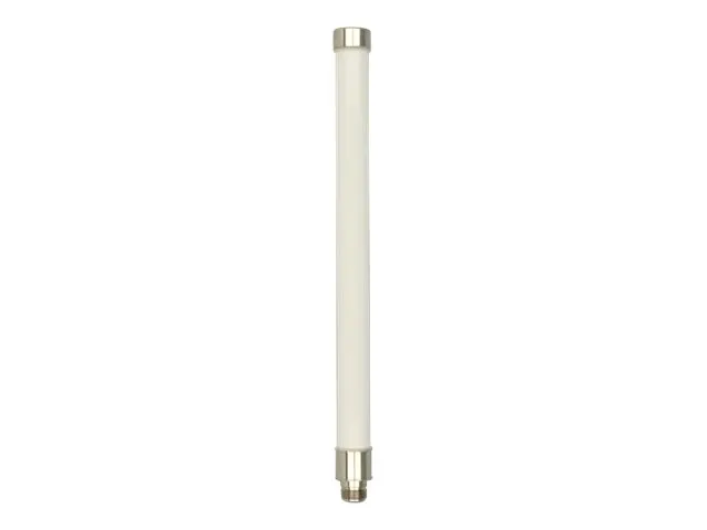 Delock WLAN - Antenne - Wi-Fi - 8 dBi - rundtstrålende - utendørs, stangmontering - hvit