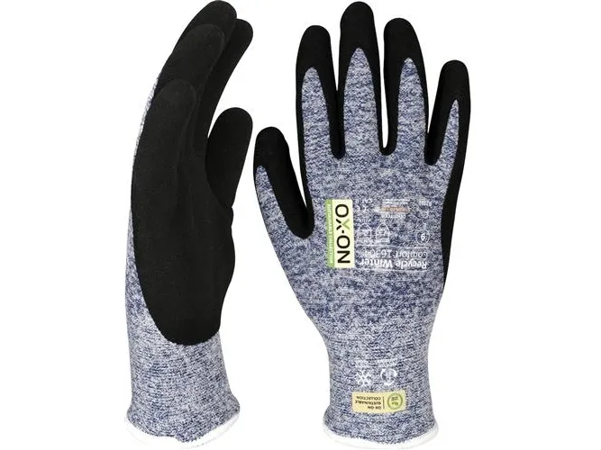 OX-ON vinterhandske str. 9 - Recycle Winter Comfort 16304, foret, god fingerføling