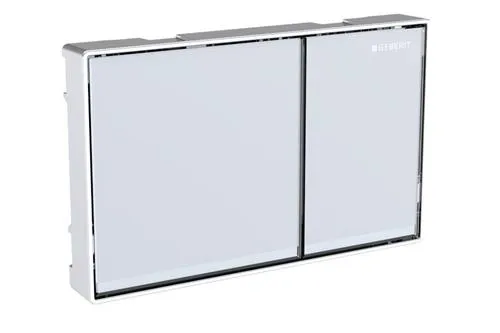 Betjeningsplade Omega 60, hvid glas