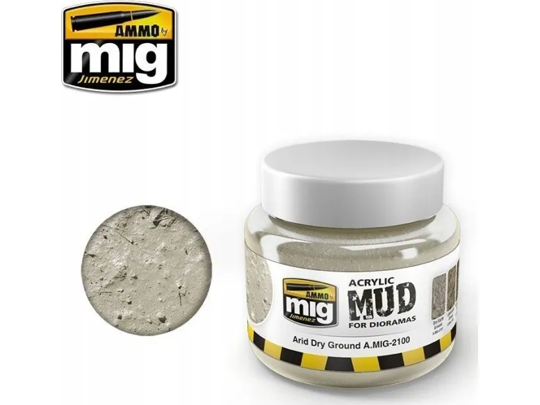 Vallejo Ammo: akrylmud til dioramaer – Arid Dry Ground (250 ml)