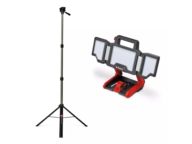 Einhell TP-CL 18/3000 Li Set, LED, 60 ampuller, 1,75 kg, Sort, Rød, Frittstående arbeidslys - SOLO