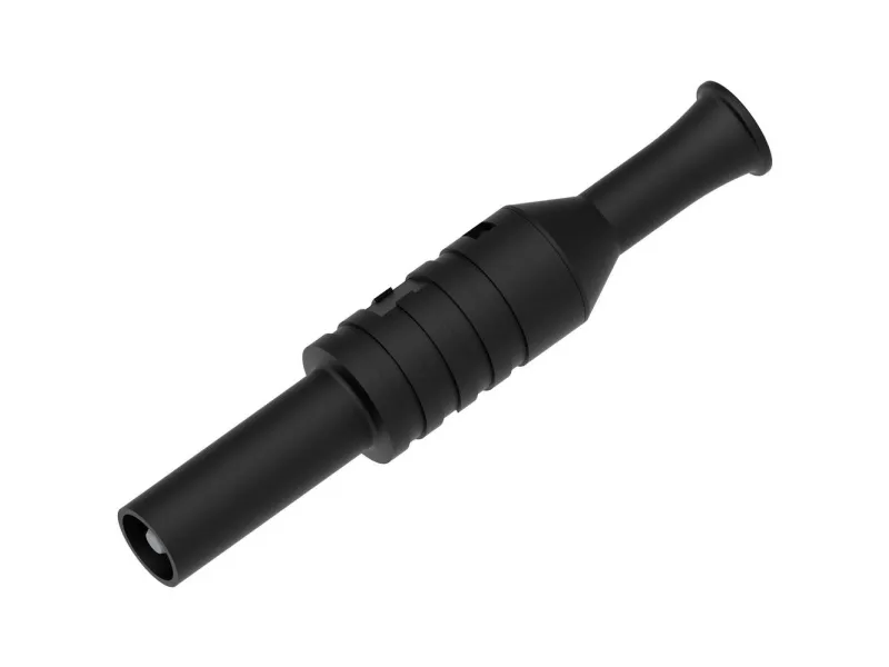 Electro PJP 1065-CD1-N laboratoriekontakt stift Stift-diameter: 4 mm sort 1 stk