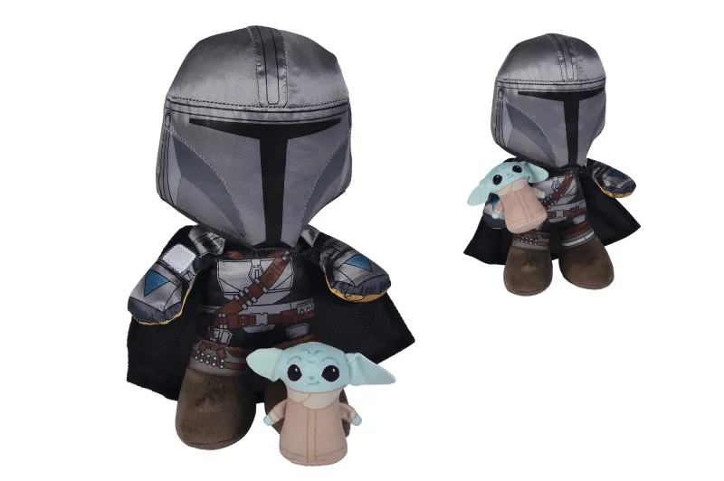 Disney The Mandalorian Mando + Grogu myk leketøy