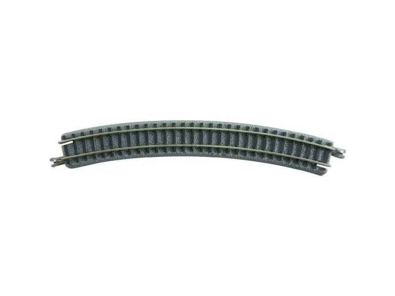7297033 Z Rokuhan spor (med ballast) buet spor 30° 220 mm 6 stk