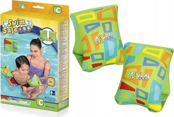 Bestway svømmevotter/armbånd til svømming grøn M/L 32183