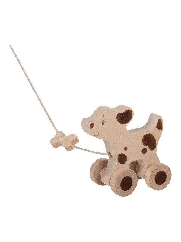 Goki Wooden Pull Animal Dog