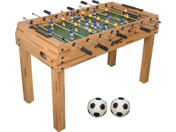 Enero bord til bordfotball 121x61x79 cm tre