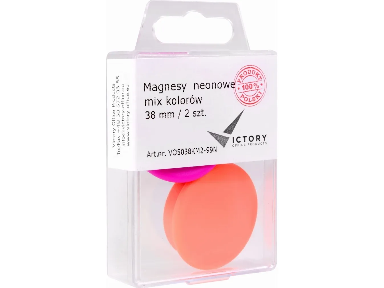 Victory magneter til whiteboard Victory 38 mm miks farger (2)
