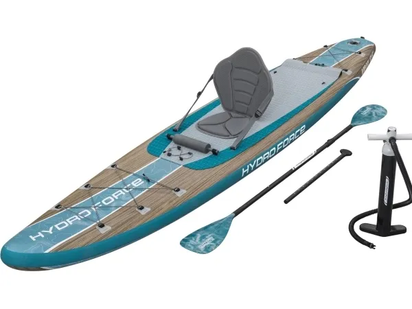Hydro-Force Glider Elite 2-i-1 SUP Paddleboard og Kajak