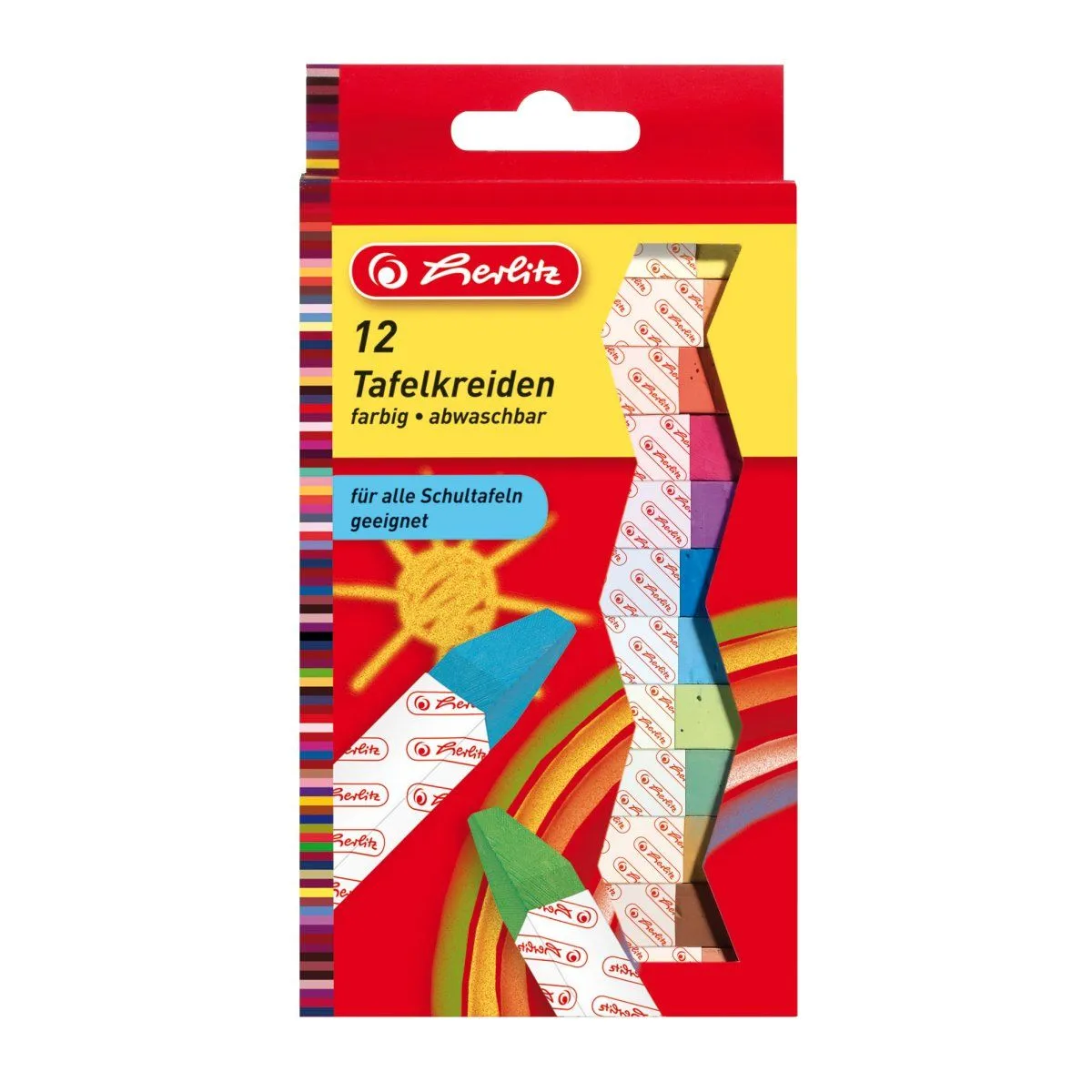 Herlitz 8648206, 12 stykker, Flerfarget, 12 farger