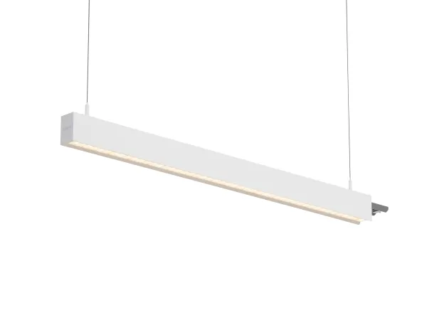 Solar: Actor G2 Pendel DP Hvit DIM II LINK, 3000K/4000K, 5050–5650lm, lysfordeling 30/70 & 50/50, L80 100.000h Ta 25°C