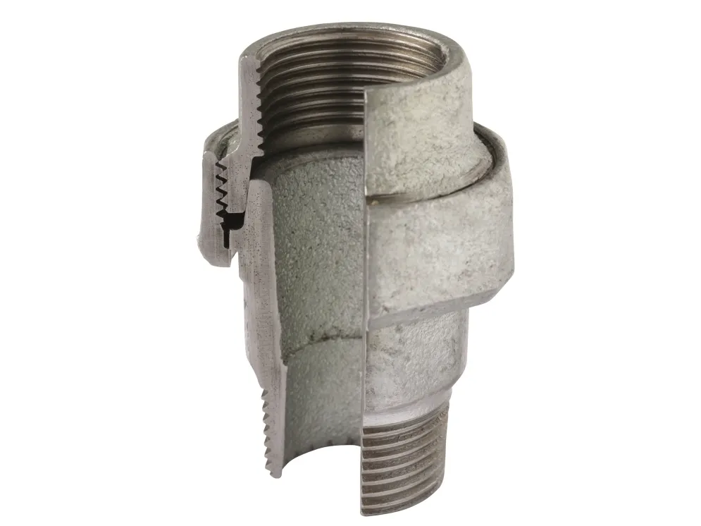 Union galvaniseret 1/2 muffe / nippel