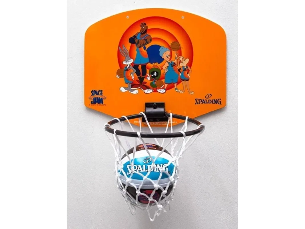 Spalding Mini Spalding Space Jam Tune Squad basketball ryggbrett oransje 79006Z (T3209) - 689344413051