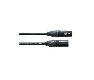 Cordial PEAK CPM 20 FM, XLR (3-pin), Hankjønn, XLR (3-pin), Hunkjønn, 20 m, Sort
