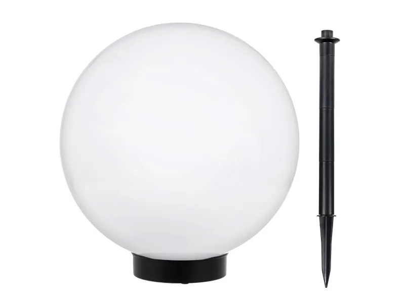GreenBlue solcellelampe, frittstående, hage, kuleformet 30x30x63 cm, GB168