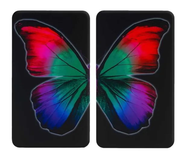 WENKO Papillon, Rektangulær, Glass, Plast, Flerfarget, Brødvarer, Frukt & grønsaker, Bilde, 300 mm