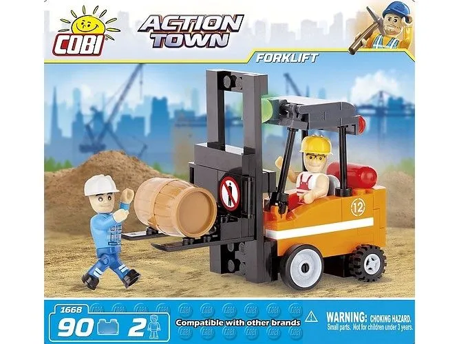 COBI Action Town 1668, Byggesett, 5 år, 90 stykker