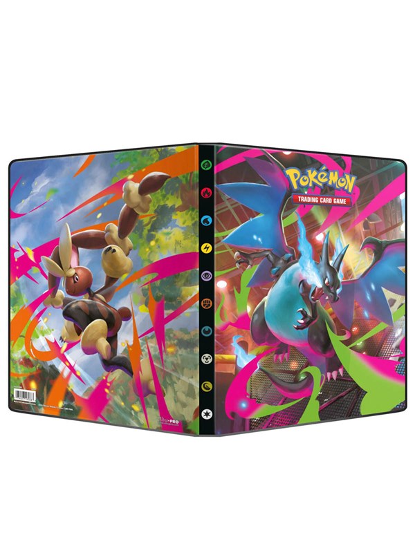 Pokemon TCG Portfolio 9-P Mega Charizard X & Mega Lopunny