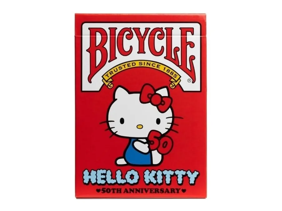 Hello Kitty 50-års sykkel-kort