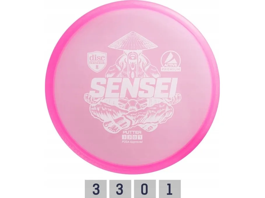 Discmania Pink discgolf-putter SENSEI Active Premium Rožine
