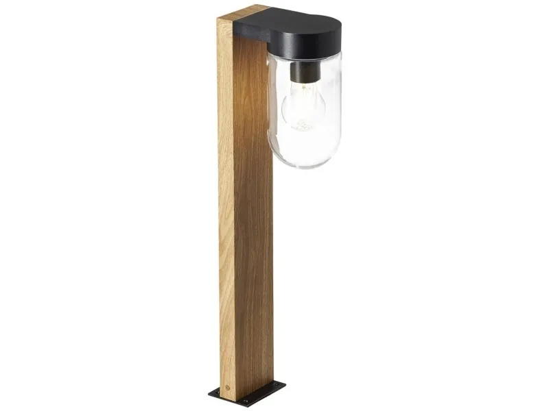 Brilliant 96373/76 Cabar utendørs stolpe-/standbelysning LED (RGB) E27 tre (mørk), svart