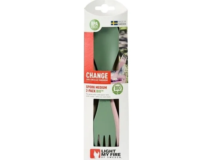 Light My Fire spork O BIO 2-pk ro/sb
