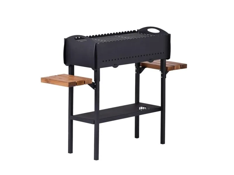 Dm_Grill Bbq Expert Grill 730x30x85 cm, med hyller, metalltykkelse 3mm