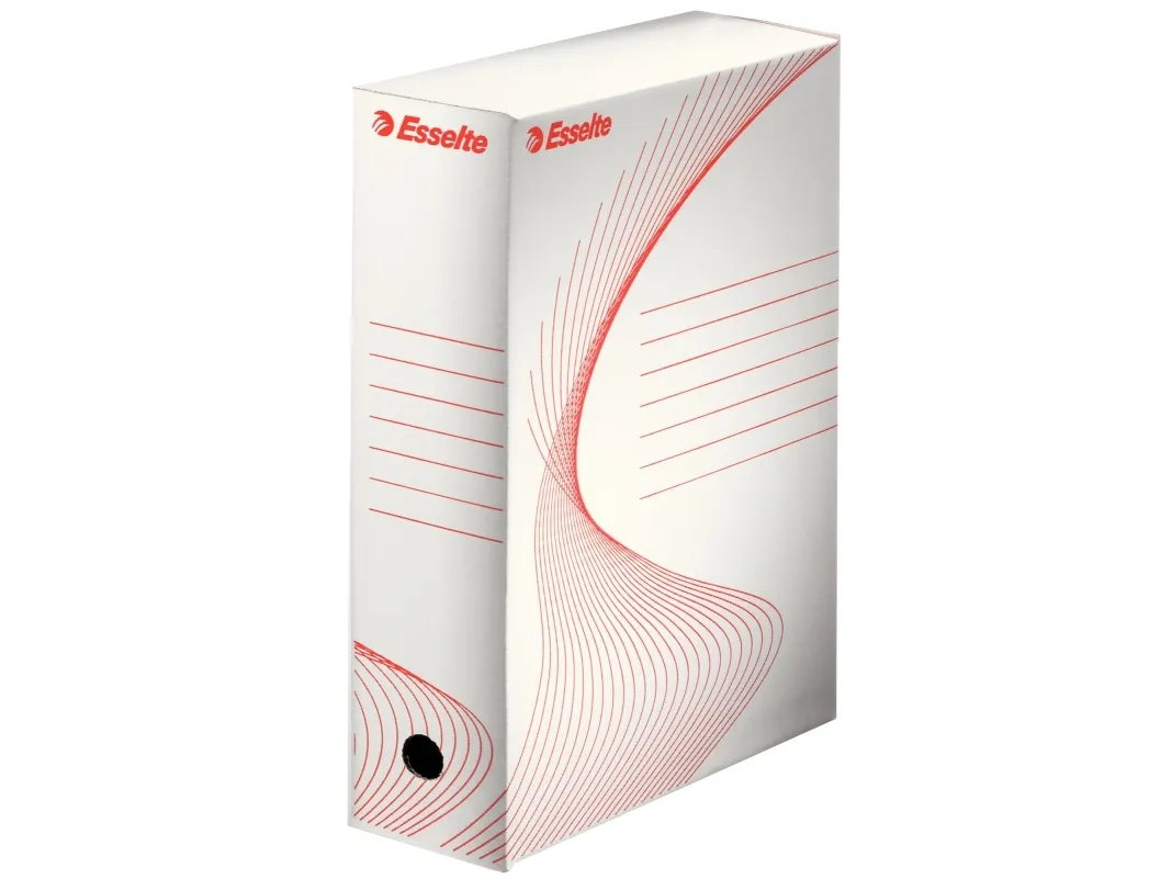 Esselte Arkivboks FSC® BOXY 100mm, Kartong, Hvit, A4, A4, Landskap/portrett, 100 mm