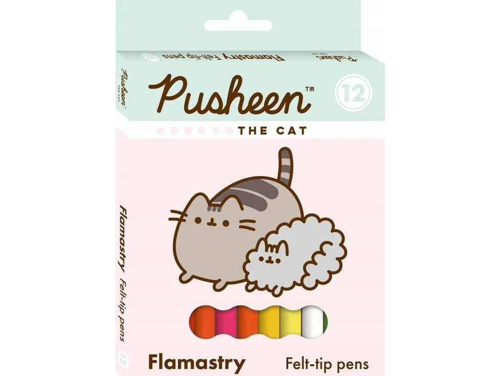 MAJEWSKI flastry (maling) 12 farger Pusheen p10