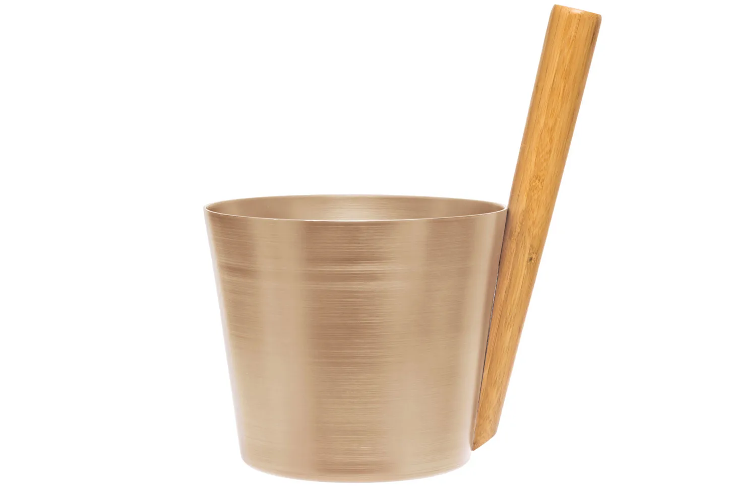 Relax saunakurv 5 l aluminium champagne