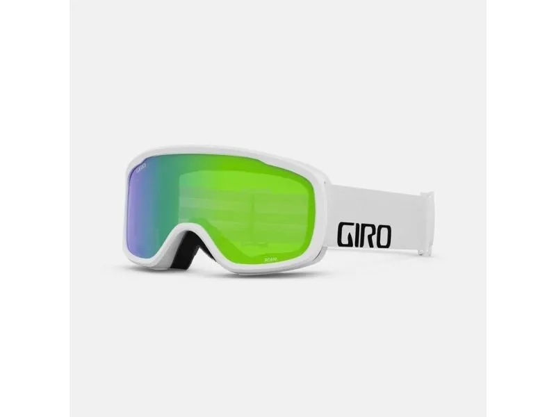Giro Roam Flash Goggle, Hvit, Menn, Sfærisk linse, Polykarbonat, Hvit, Grønn, Gult