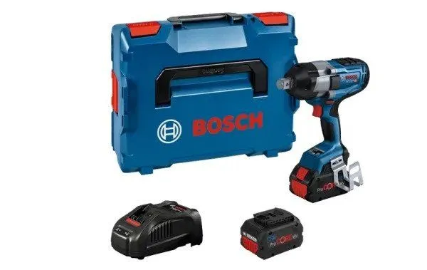 Bosch GDS 18V-1050 H, Slagtrekker, Pistolhåndtak, 3/4, Sort, Blå, Hengekrok, 1750 RPM