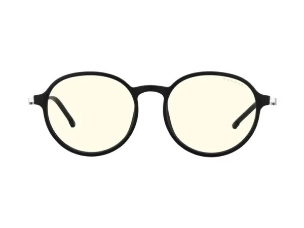 Gunnar Optiks LOO-03009, Menn, Rund, Klassisk, Sort, Nylon-polymer, 1 år