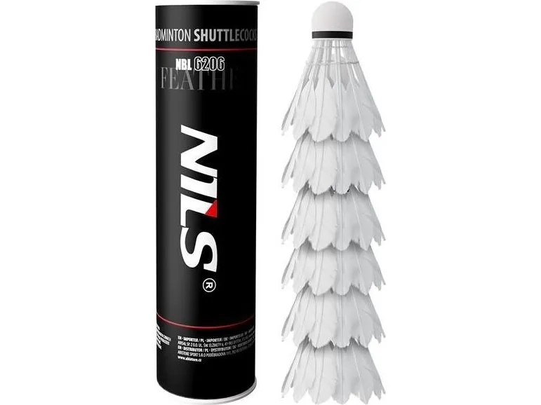 Nils Extreme NBL6206 fjær badminton 6 stk