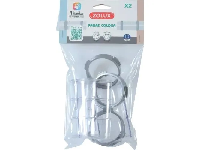 Zolux ZOLUX Connexion varme plugger/klammer til akvarium, S (2 stk.)