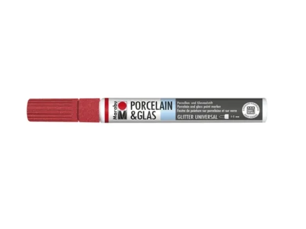 Marabu 01230031532, Rød, Assorterte farger, GLITTER-RED, 1 mm, 2 mm, Murstein, Støpejern, Fibre board, Firewood, MDF, Naturstein, Putty, Blad metall, Stukkatur, Fliselim