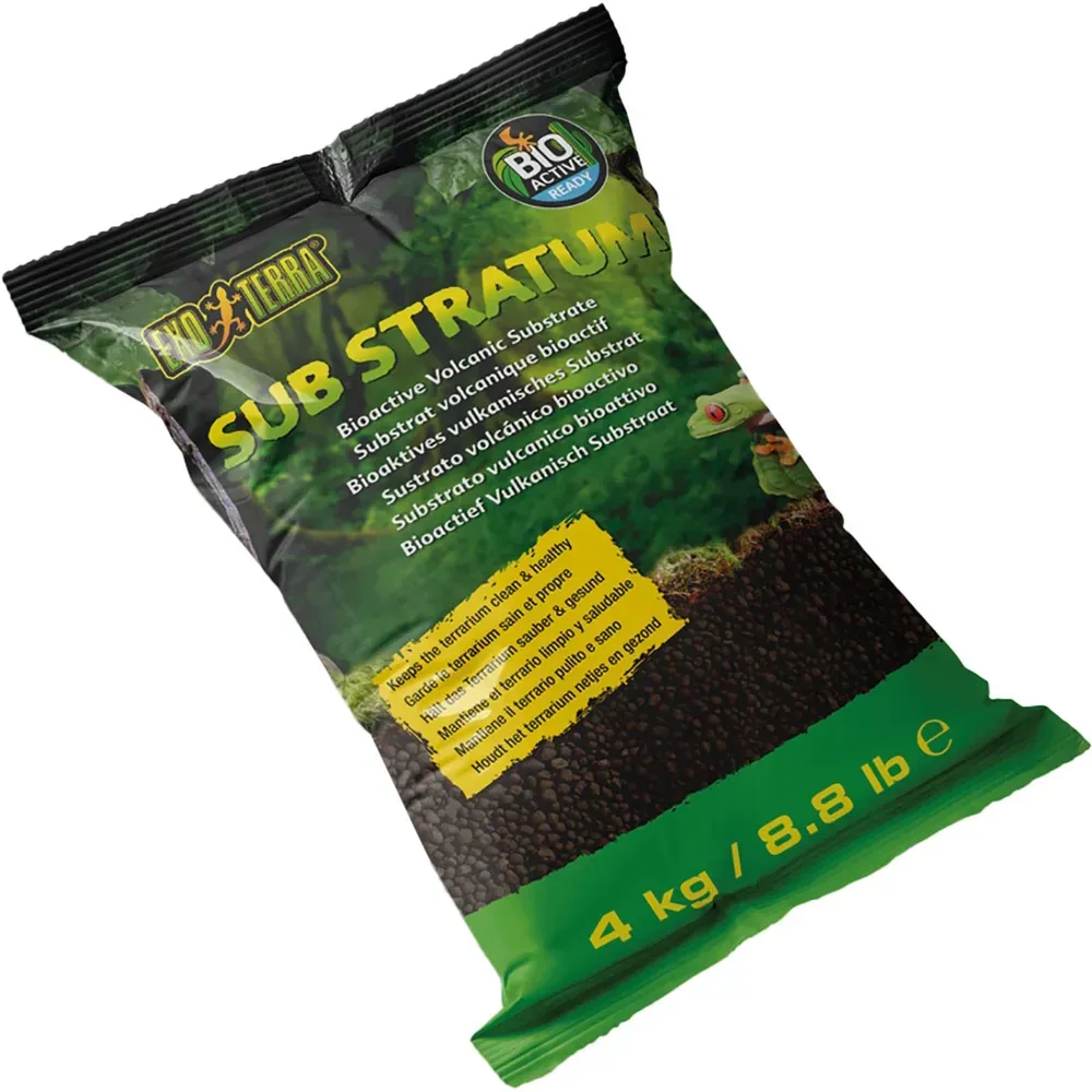 Sub Stratum BioactiveVolcanic Sub, terrariumsubstrat, for frosker, 4kg